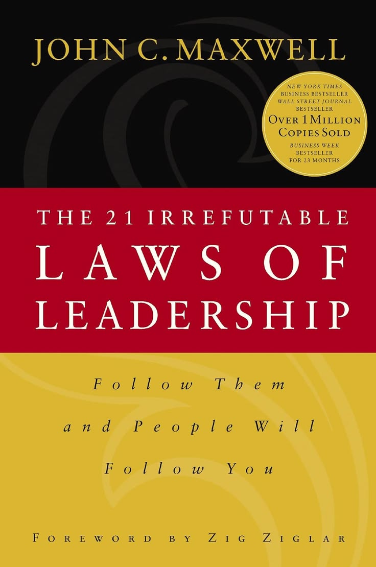 THE 21 IRREFUBLE LAWS OF LEADERSHIP BY JOHN MAXWELL
